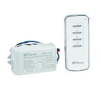 Выключатель дистанционный 230V 1000W 2-хканальный 30м с пультом управления, TM72
