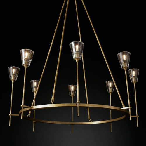 Люстра Torche De Verre 8 gold фото 5 Люстра Torche De Verre 8 gold фото 5