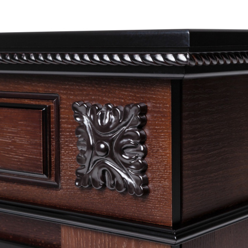 Каминокомплект SIENA/СИЕНА Античный дуб с очагом Электроочаг BEVERLY-S MULTY/БЕВЕРЛИ МУЛЬТИКОЛОР фото 5