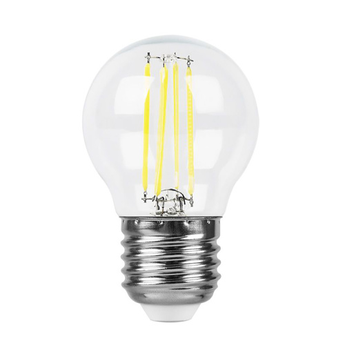 Лампа светодиодная Feron LB-52 Шарик E27 7W 230V 6400K фото 2