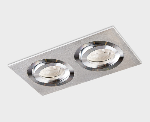 SAG203-4 silver/silver светильник встраиваемый поворотный