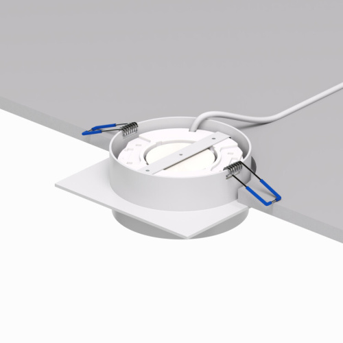 DK2091-WH Встраиваемый светильник FLAT, IP 20, до 15 Вт, GX53, LED, белый, алюминий фото 3