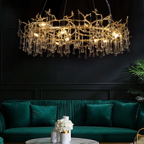 10068/1000 GD Подвесная люстра LOFT IT Bijout фото 4 10068/1000 GD Подвесная люстра LOFT IT Bijout фото 4