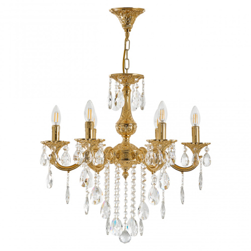 Люстра с хрустальными подвесками AL78101/6/175 B G Bohemia Ivele Crystal (Богемия Ивеле Кристалл) Люстра с хрустальными подвесками AL78101/6/175 B G Bohemia Ivele Crystal (Богемия Ивеле Кристалл)