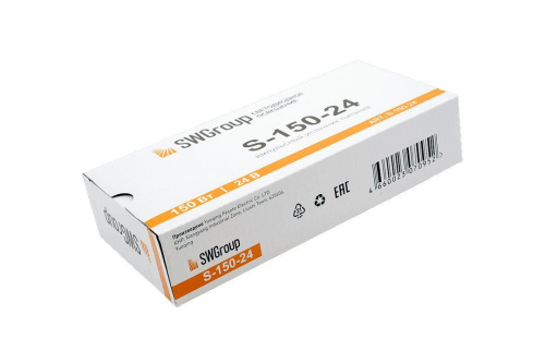 Блок питания SWG 24V 150W IP20 6,25A S-150-24 000108 фото 3 Блок питания SWG 24V 150W IP20 6,25A S-150-24 000108 фото 3