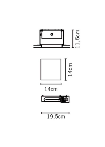 Встраиваемый светильник D67L01 фото 3