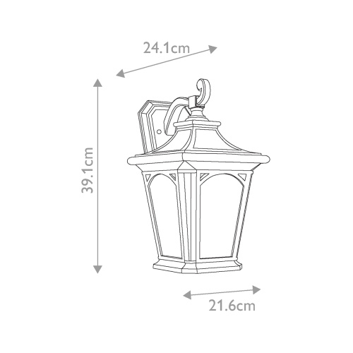 Настенный фонарь QZ-BEDFORD2-M Quoizel, арт. QZ-BEDFORD2-M фото 7