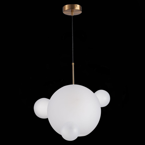 SL1133.503.01 Светильник подвесной ST-Luce Латунь/Белый E27 1*60W BOPONE фото 4