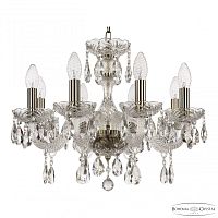 Люстра хрустальная 117/8/165 Pa Bohemia Ivele Crystal (Богемия Ивеле Кристалл)