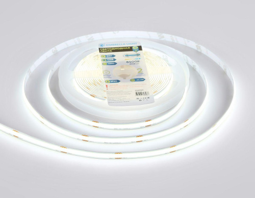 Светодиодная лента Ambrella Light 12W/m 480LED/m COB холодный белый 5M GS4703 фото 9