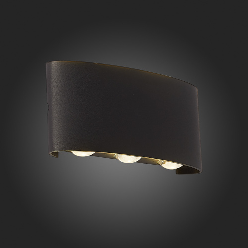 SL089.401.06 Светильник уличный настенный ST-Luce Черный кварцевый LED 6*1W 4000K BISELLO фото 3