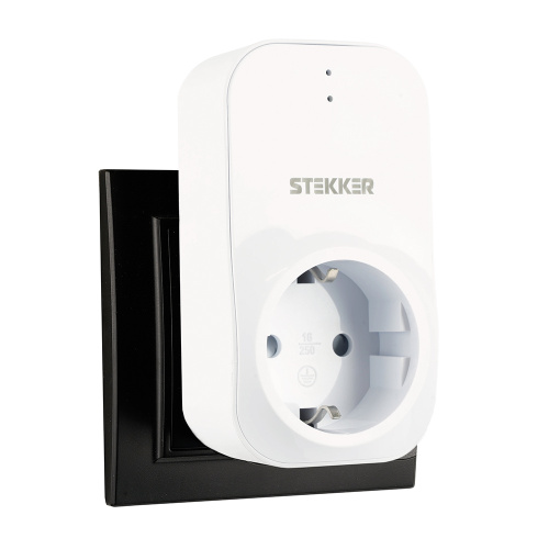 Реле напряжения для розетки STEKKER  VP-100W-3M, 230В, 16A,белый фото 6