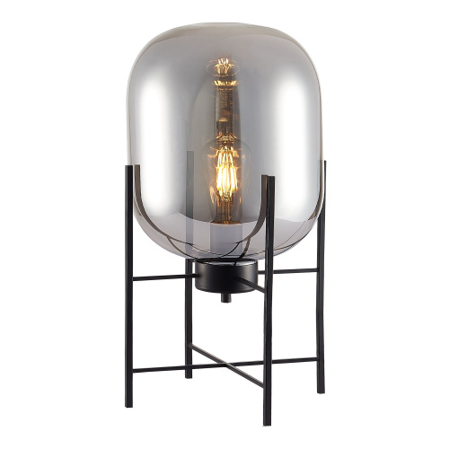 SL1050.704.01 Прикроватная лампа ST-Luce Черный/Дымчатый E27 1*40W BURASCA фото 5