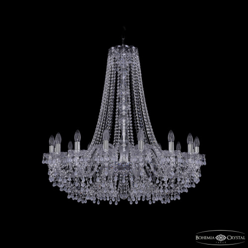 Люстра хрустальная 1410/16/360/h-95 Ni V0300 Bohemia Ivele Crystal (Богемия Ивеле Кристалл)