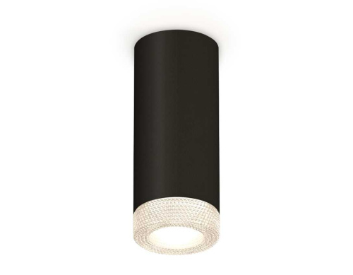 Комплект накладного светильника Ambrella light Techno Spot XS7443010 SBK/CL черный песок/прозрачный (C7443, N7191)