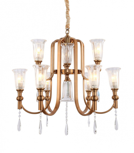 Подвесная люстра Lumina Deco Rionella LDP 8041-6+3 S.GD