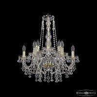 Люстра хрустальная 1409/6+3/195/h-63 G