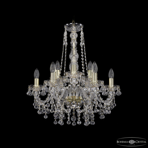 Люстра хрустальная 1409/6+3/195/h-63 G