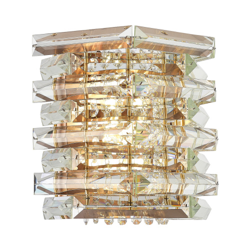 SL6137.201.02 Светильник настенный ST-Luce медь/прозрачный E14 2*40W STROZZI фото 4