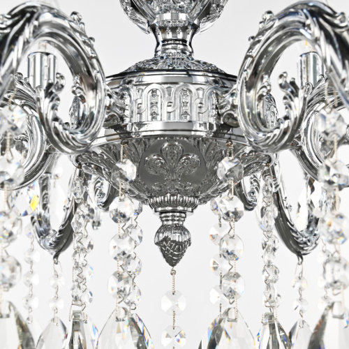 Люстра с хрустальными подвесками AL79101/6/175 A Ni Bohemia Ivele Crystal (Богемия Ивеле Кристалл) фото 8