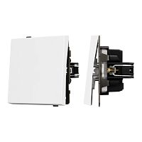Механизм звонкового выключателя SWT-TENDO-MKR1-PL-WH (230V, 10A) Arlight 054142