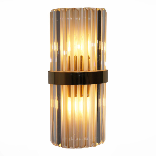 SL1176.201.02 Бра ST-Luce Золотистый/Золотистый, Прозрачный E14 2*40W AREZZO фото 3