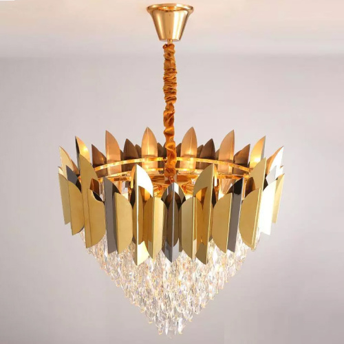 Люстра Jadorel L5+3 gold/black фото 6