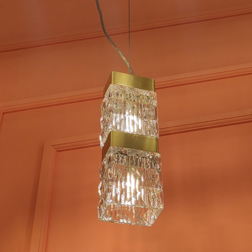 Подвесной светильник Cloyd CORUND-A P2 / выс. 30 см - латунь (арт.10682) фото 2