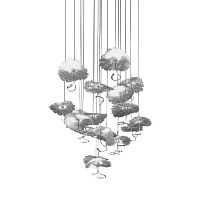 Люстра X-8827P/19 silver