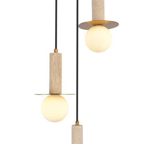 SL1194.303.03 Светильник подвесной ST-Luce латунь/белый G9 3*5W 4000K EARTHY фото 3