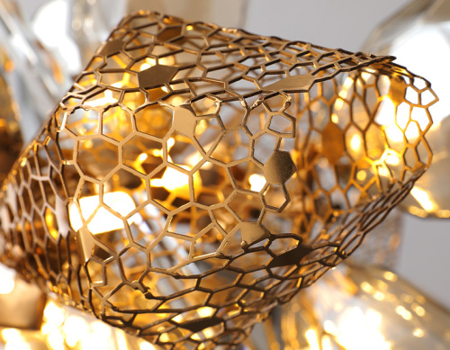 Люстра 8898P/BL gold/smoky фото 7 Люстра 8898P/BL gold/smoky фото 7