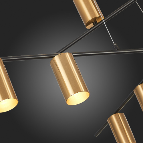 SL1206.402.12 Светильник потолочный ST-Luce Черный/Латунь GU10 12*7W SORMANO фото 12