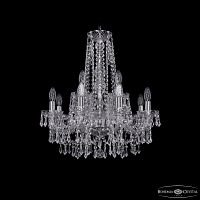 Люстра хрустальная 1403/8+4/195/h-60 Ni