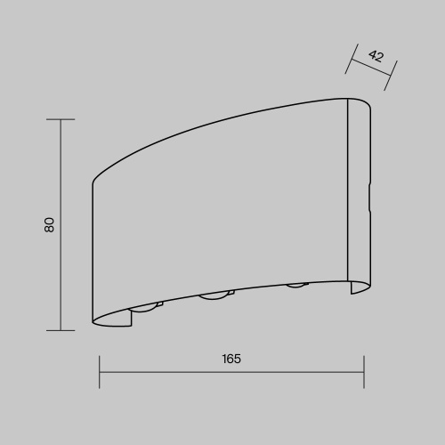 Архитектурная подсветка Outdoor O417WL-L6B3K фото 10