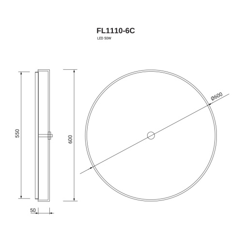 Потолочная люстра Luar FL1110-6C фото 4 Потолочная люстра Luar FL1110-6C фото 4