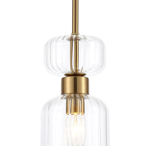 Подвесной светильник Escada 1141/1S E14*60W Antigue copper/Clear фото 4