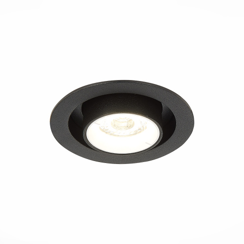 ST702.438.12 Св-к встр. Черный LED 1*12W 3000K 900Lm Ra80 24° IP20 D90xH92 180-240V Встраиваемые светильники фото 8