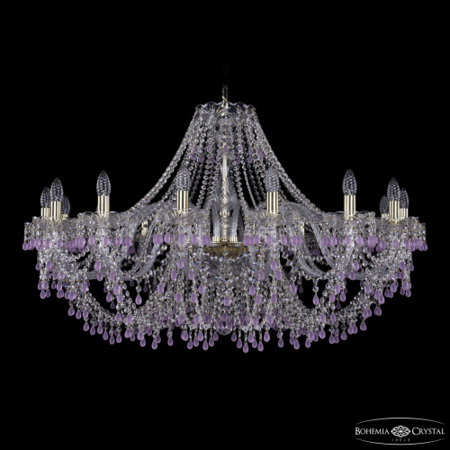 Люстра хрустальная 1410/16/400 G V7010 Bohemia Ivele Crystal (Богемия Ивеле Кристалл)