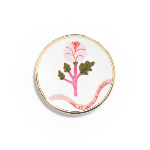 Десертная тарелка Rosa