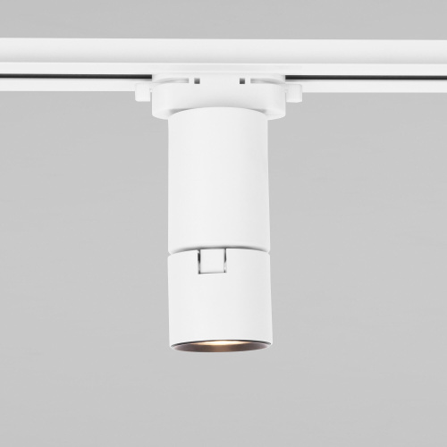 Трековый светильник для однофазного шинопровода Sens белый матовый 10 Вт 4200K 85047/01 фото 4