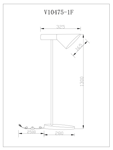 Торшер Moderli V10475-1F Turin фото 6