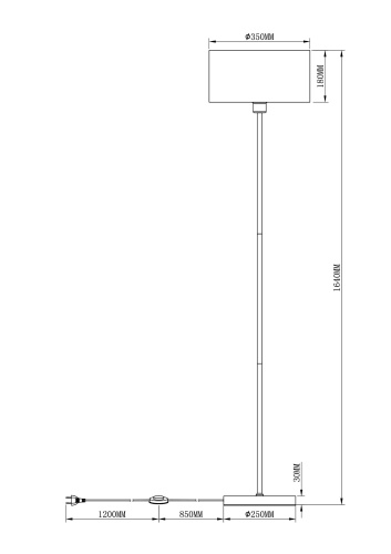 Торшер Moderli V2734-1F Room фото 3
