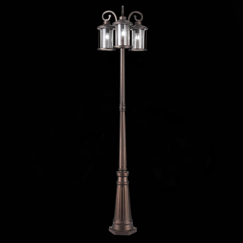SL080.425.03 Светильник уличный наземный ST-Luce Темный кофе/Прозрачный, Темный кофе E27 3*100W LASTERO фото 15