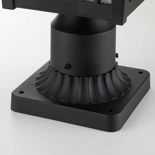 Фонарь-пьедестал Quoizel, Арт. QZ-CEDAR-POINT3-M-BK фото 4