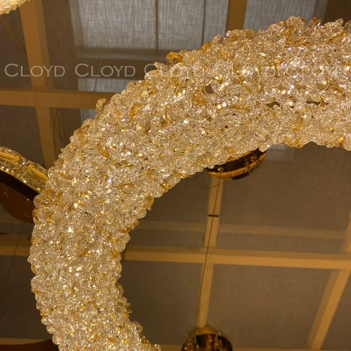 Люстра Cloyd EDEL-A C1 / Ø60 см - золото (арт.11368) фото 3