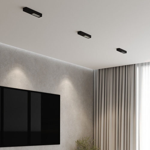 Светильник потолочный светодиодный Tend 9W 4000K черный 25114/LED фото 2