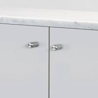 Ручка-кнопка Knob Linear Steel set of 2