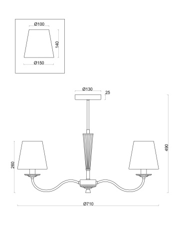 Люстра Freya FR2027PL-03BS фото 3