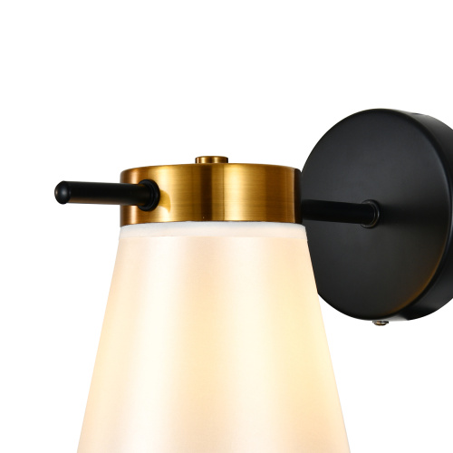 Настенный светильник 120005/1W E14*40W Black/Gold фото 4 Настенный светильник 120005/1W E14*40W Black/Gold фото 4