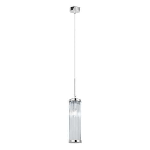 Светильник подвесной Crystal Lux TADEO SP1 D100 CHROME/TRANSPARENTE фото 2